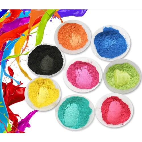 500g mix 5 colors Pearlescent Colorful Pearl Powder Pigment for Eye shadow Nail Polish Mica Powder Cosmetic Flash Dust
