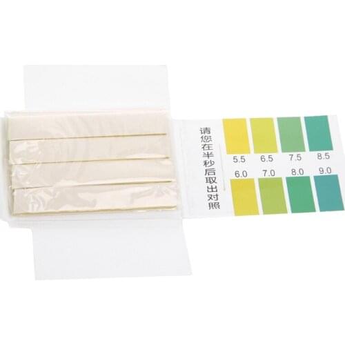 80Strips PH Range 5.5-9.0 PH Alkaline Test Indicator Paper Water Litmus Testing Kit