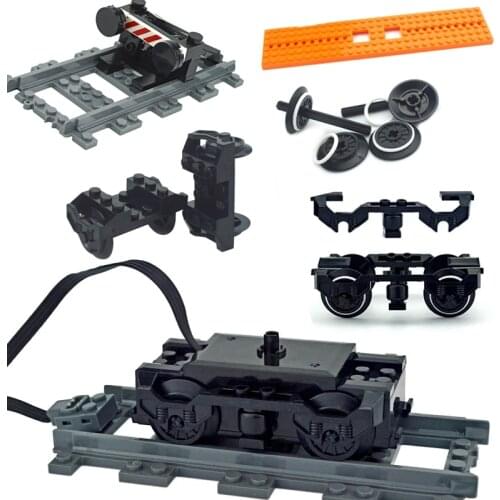 Train Accessories Technical Parts Fence Multi Power Functions Tool Trein Motor 91994 74784 PF Model Sets Building Blocks