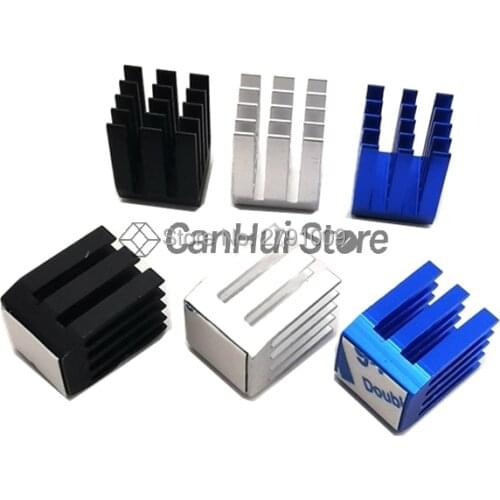 20Pc/Set 9*9*12mm Aluminum Cooling Heat Sink Chip RAM Radiator Heatsink Cooler Gdstime Aluminum Mini IC Chipset Cooling 9x9x12mm