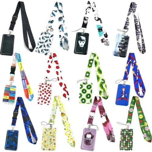 Keys Cars KeyChain ID Card Pass Gym Mobile Phone Badge Kids Key Ring Holder Jewelry Decorations lanyards
