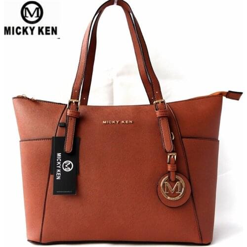 MICKY KEN Brand Fashion Women Handbag Pu Leather High Quality Designer Lady Letter Totes Handle Bags Sac A Main Bolsa Feminina