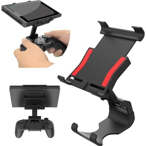 For Nintendo Switch Pro Controller Handle Clip Clamp Mount Holder Free Rotation Gamepad Bracket Stand For Nintendo Switch Lite