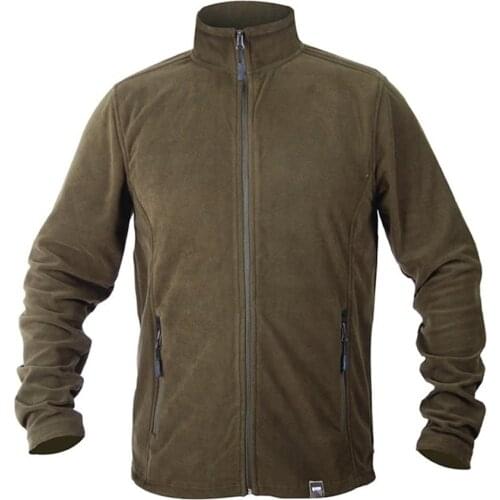 Fleece Coat Full-Zip Polar Fleece Jacket Mens Military Fleece Jackets Zip Up Hoodies Windbreakers Warm Hiking Camping Hunting