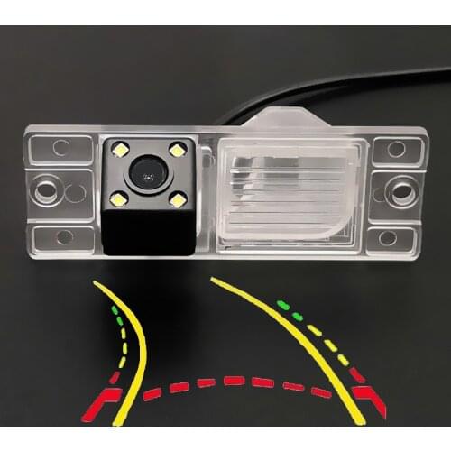 Intelligent Dynamic Trajectory Tracks Car Rear Camera For Mitsubishi Pajero 2006 2007 2008 2009 2010 2011 2012 2013 2014 2015-17