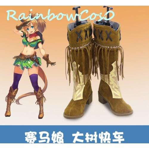 UMAMUSUME Pretty Derby Taiki Shuttle Cosplay Shoes Boots Free Ship RainbowCos0 Christmas Game Anime Halloween W1731