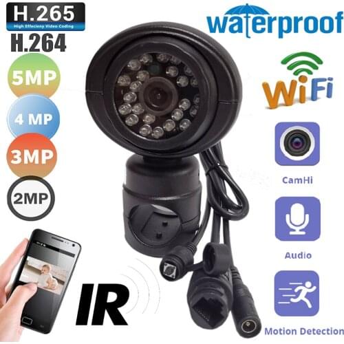 5MP 3MP 2MP P2P Onvif Pole Mounting Brackets for Track Side View Mirrors Wifi Wireless IP Camera AP Wifi Hotspot TF Card Outdoor