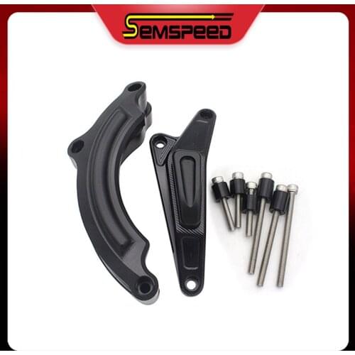For YAMAHA MT-09 FZ-09 2014-2020 TRACER 900 XSR900 FJ-09 SEMSPEED CNC Motorcycle Engine Cover Guard Frame Slider Crash Pads
