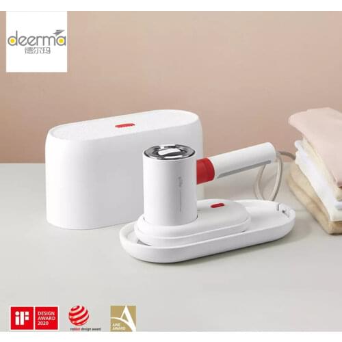 Youpin Deerma 2 In 1 Portable Steam Ironing Machine 110ml Water Tank for Kinds of Fabrics 1000W Garment Steamer