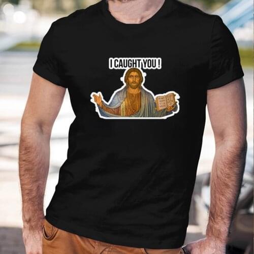 2021 New Arrival Jesus Print Men Summer T-shirt Christian Religion God Faith Cotton Mens Tops Summer Casual Loose Unisex Tee