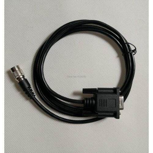 NEW COM Interface Transfer Data Cable for NIKON Total Stations, 6pin to RS232 connector
