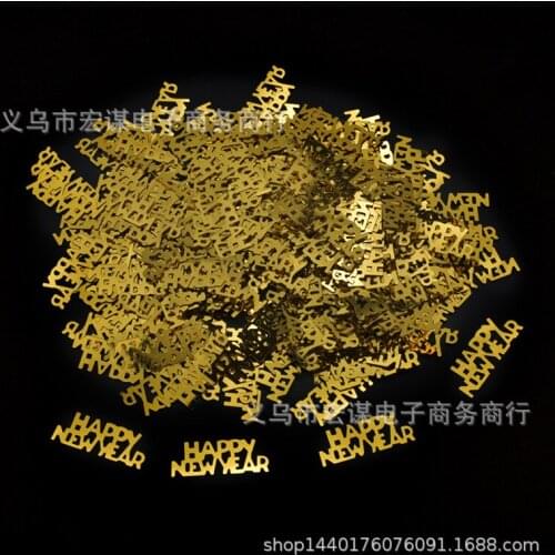 Happy new year/Christmas/15 grams Sequins PVC Flat for DIY Card Making Craft Color Collection