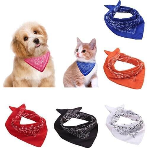 7@# Pet Lovely Beautiful Dog Puppy Cat Neck Scarf Bandana Collar Neckerchief Bandana Collar Neckerchief Dog Accessories Grooming