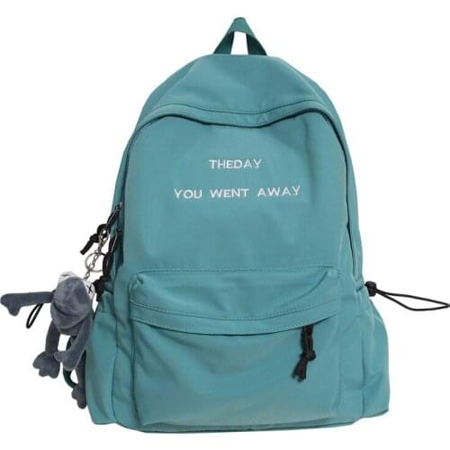 New schoolbag female ins Korean version of junior high school students Mori campus backpack Japanese college student backpack