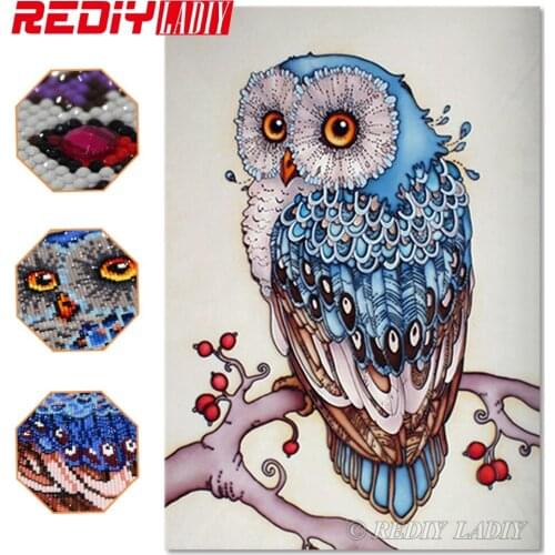 Special Shaped,Diamond Embroidery,Animal,Owl,Full,3D,Diamond Painting,Cross Stitch,5D,Diamond Mosaic,Home Decor,Christmas,Gift