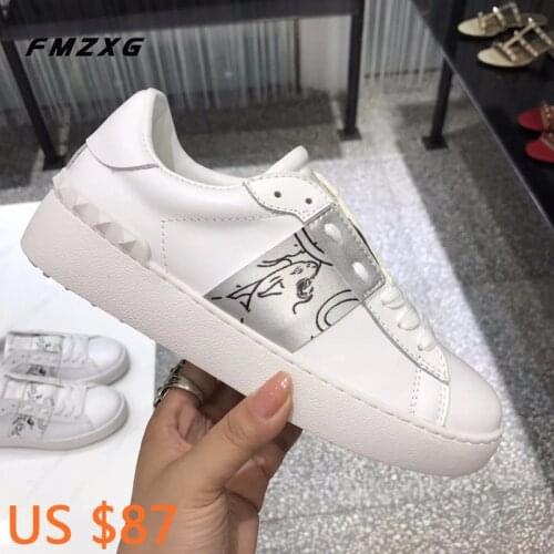 Women Genuine Leather Flats Shoes Flat Shoes Woman Zapatos Mujer Sneakers Fenty Beauty Loafers Shoes Woman Luxury Brand Shoes