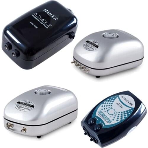 High Quality Silent Adjustable Aquarium Air Pump Fish Tank Oxygen Air Pump 2W 5W 10W Durable Body 220~240V Air Switch Control