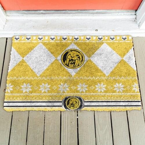 3D Printed Dinosaur Yellow Doormat Indoor Doormat Non Slip Door Floor Mats Decor Porch Doormat