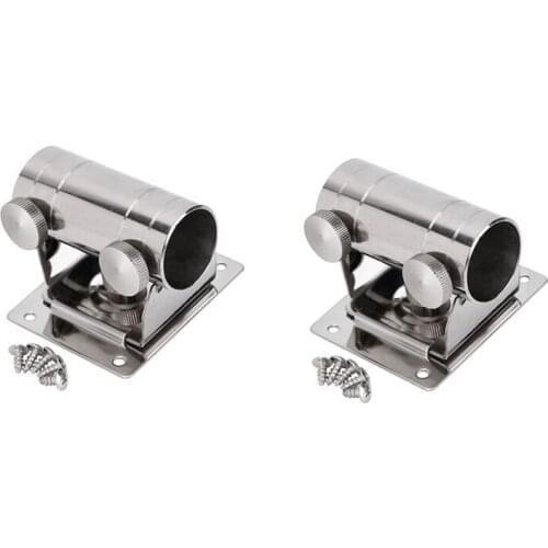 Parasol Balcony Bracket Stainless Steel Fishing Case Adjustable Umbrella Stand Wall Mounted Fishing Box Umbrella Holder