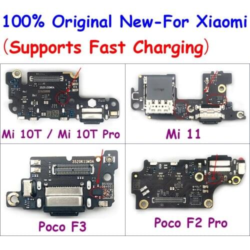 100% Original New For Xiaomi Mi F2 Pro / Poco F3 / Mi 11 / Mi 10T Lite/ Mi 10T Pro USB Charging Dock Plug Socket Port Connector