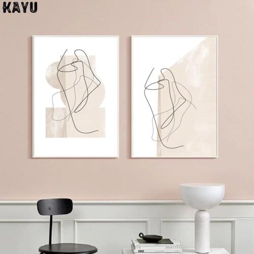 Canvas Painting Abstract Poster Aesthetic Dog Sailing Nordic Style Sofa Background Art Wall Bedroom Frameless Painting