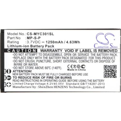 Cameron Sino 1250mAh battery for MYPHONE 3010 Classic MP-S-P Mobile, SmartPhone Battery