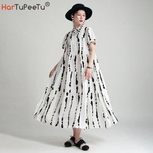 Летние платья в полоску HARTUPEETU China At AliExpress