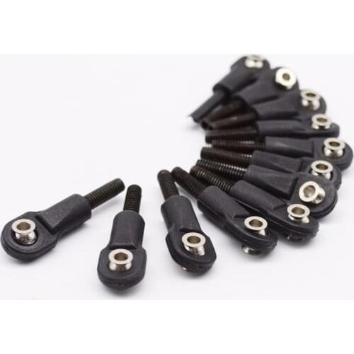 12pcs/set Reprap Kossel rod end ball joint kit 3mm Hole M3/M4 Thread for DIY Rostock Kossel 3D Printer