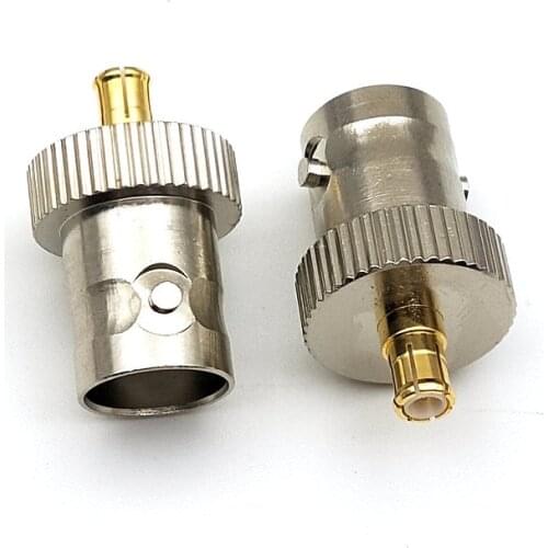 1PCS BNC CONNECTOR BNC Female Jack to MCX Male Plug Straight RF Connector LOT