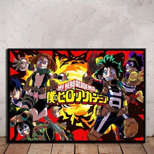 Modular Wall Art Home Decoration Paintings Anime My Hero Academia Canvas Pictures HD Prints Nordic Style Poster For Living Room