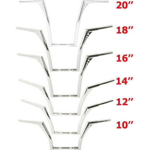 Motorcycle 10/12/14/16/18/20" inch Rise Hangers Handlebar For Harley Sportster XL 1200