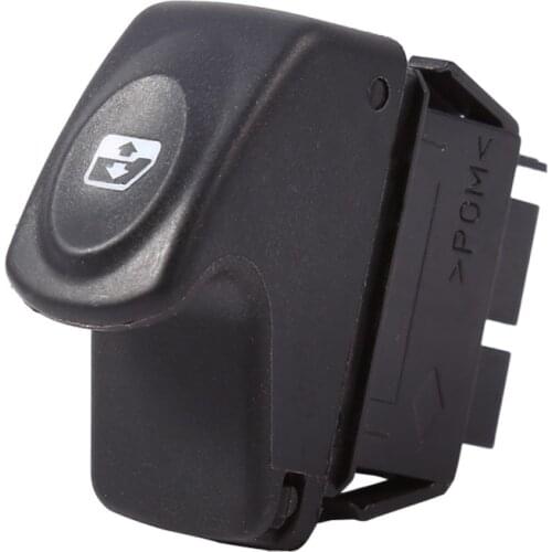 12V 6 Pins Car Electric Window Control Switch For Renault Clio II 2 Megane I Kangoo Single Power Window Switch Plastic