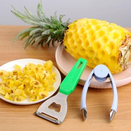 Strawberry Steel Pineapple Eye Peeler Fruit and vegetable Practical Seed Remover Clip Fruit Tools Kitchen Gadgets