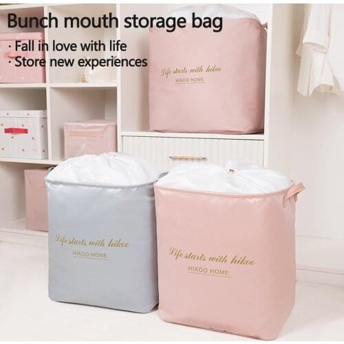 Tribute satin Foldable Clothing Storage bag, Comforter Storage bag, Dustproof and Moisture-proof Storage bag, Large Capacity bag