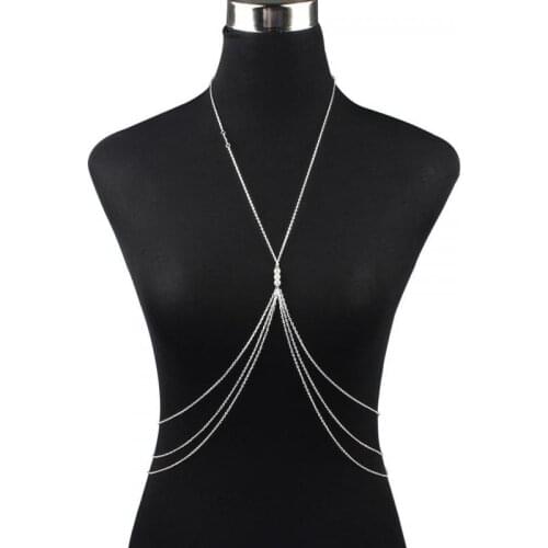 Sexy Body Chain Harness Bodychain For Women Belly Waist Bikini Chain Female Bodysuit Jewelry Girls Fashion Boho Beach Jewellery