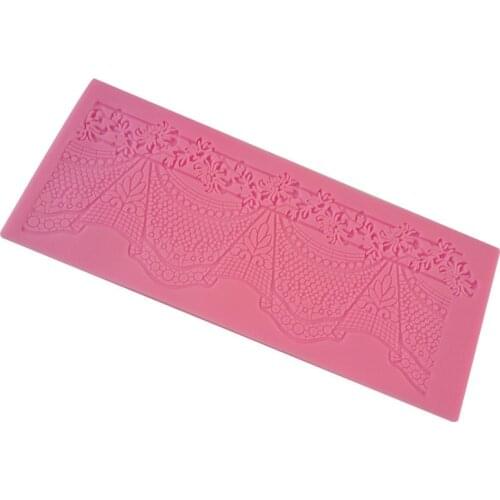Silicone Lace Fondant Cake Decoration Flower Mould Sugar Embossed Mat Cake Kitchen Accessories Decoration Tool