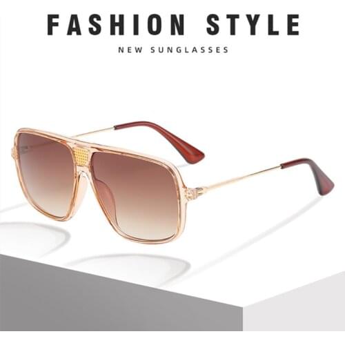 New sunglasses European and American fashion brand toad glasses retro rice nail Pilot Sunglasses men and women