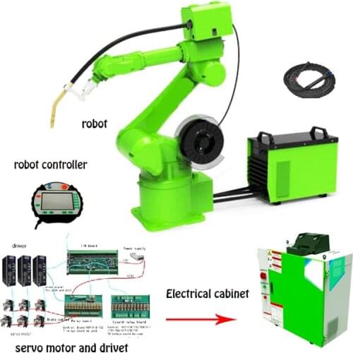 SZGH NEW Welding Robot /Robotic Arm 6 -8 Axis OEM robot for TIG/MIG/MAG Articulated welding machine load 6kg struction robot