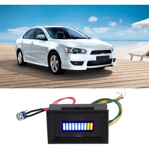 12V Universal Motorcycle Car Oil scale meter LED Oil Fuel level Gauge Indicator