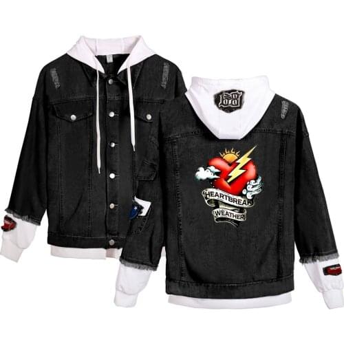 2021 Hot Sale Niall Horan Denim Jean Stitching Jacket Women Men Coats Harajuku Streetwear jeans Niall Horan Pullovers hoodies