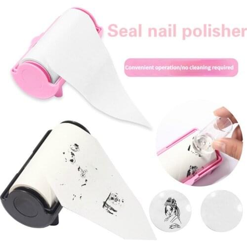 2021 new product nail seal nail polisher, simple and easy-to-operate printing oil removal tool nail polisher