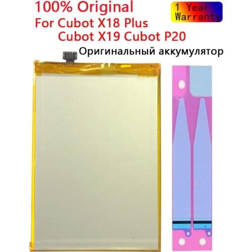 Original For Cubot X18 Plus Battery 4000mAh High Capacity Replacement Backup Battery For Cubot P20 Battery Phone In Stock