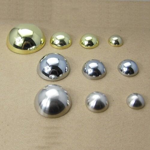 DHL Free Shipping 200Pcs/lot Zinc Alloy 50mm Diameter Mirror Cap Alloy Fasteners Mirrors Decorative Screw Heads High Quality