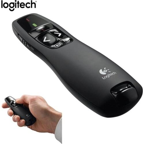 Logitech Wireless Presenter R400 / R800, Presentation Wireless Presenter PPT Remote Control with Laser Pointer