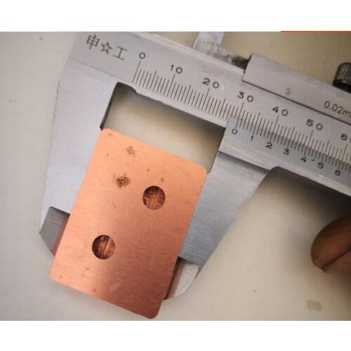 Customized Water Block 40*30/40 50*50 60*60 70*70 80*80 Pure copper cooling head Desktop graphics card cpu Water head VGA Blocks