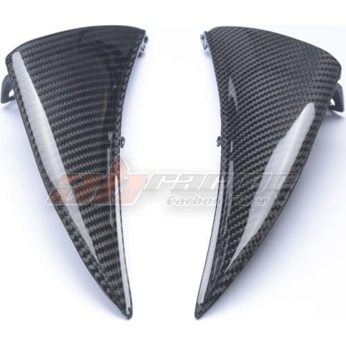Side Panel Of Front Head Fairings For Yamaha R1 2009 - 2014 Full Carbon Fiber 100