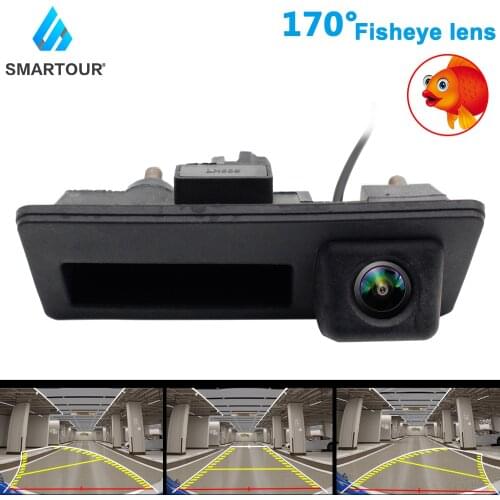 CCD Waterproof Car Trunk Handle Parking Rear View Backup Camera Case For Audi/VW/Passat/Tiguan/Golf/Touran/Jetta/Sharan/Touareg