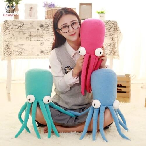 BOLAFYNIA Children plush stuffed toy Octopus doll sea animal pillow baby kids plush toy for Christmas birthday gift
