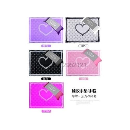 By dhl or ems 100pcs Nail Art Silicone Plastic Pillow Hand Holder Cushion Table Mat Pad Foldable Washable Manicure Tools