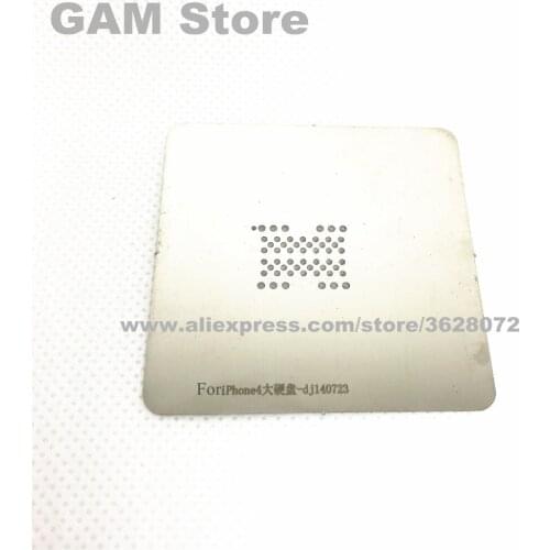 For iPhone 4 Nand Flash Chip BGA Stencil Reballing IC Chip Pins Soldering BGA Direct Heating Template Tin Plant Steel Net